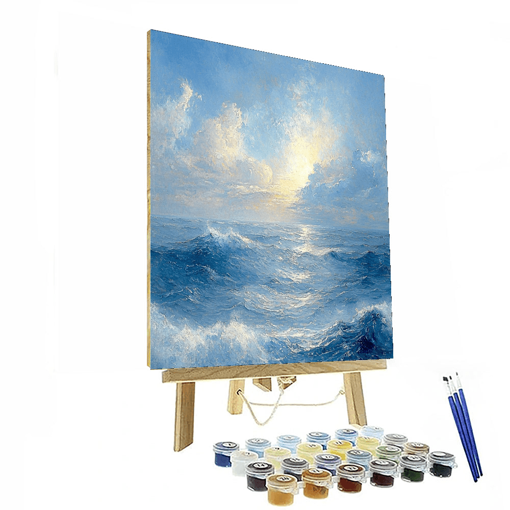 J.M.W. Turner Inspired Whispering Waves  Paint By Numbers Art