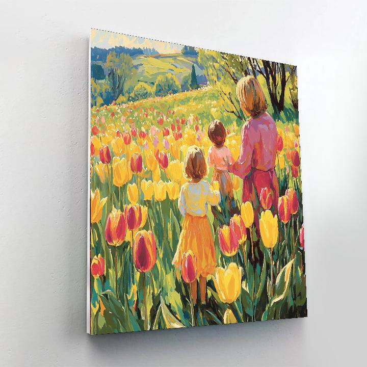 Whispers Of Springtime Love Numbered Painting Kits