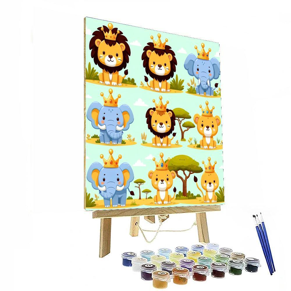 Royal Safari Quest Number Painting