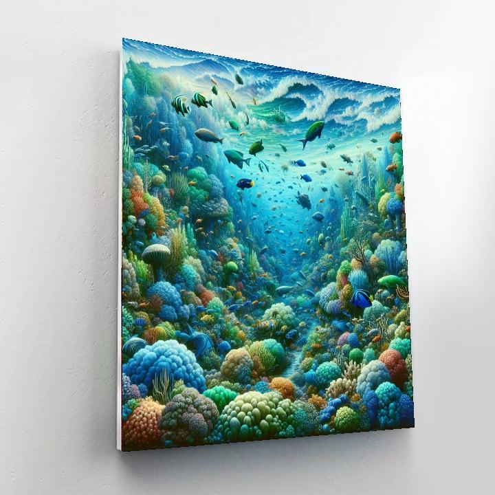 Ocean Depths Wonder Paint By Numbers Art