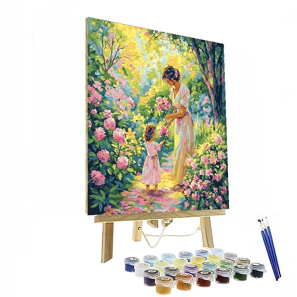 Mother's Love In Bloom Numbered Painting Kits