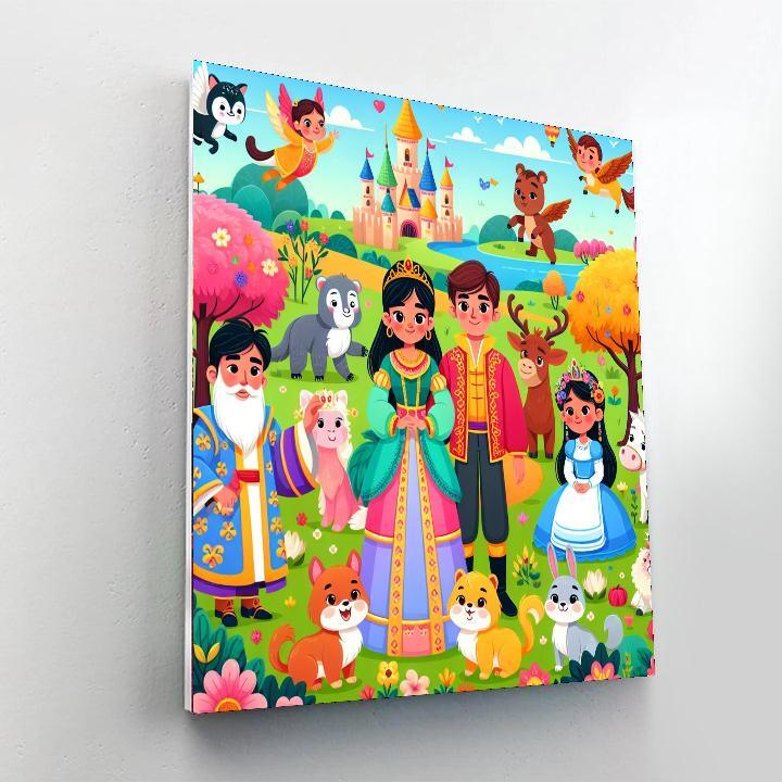 Magical Storybook Paint By Numbers Art