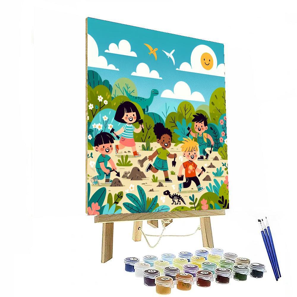 Dino Dig Exploration Paint By Color