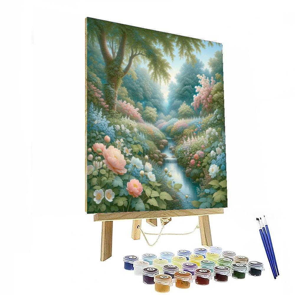 Serene Garden Whispers Paint By Color