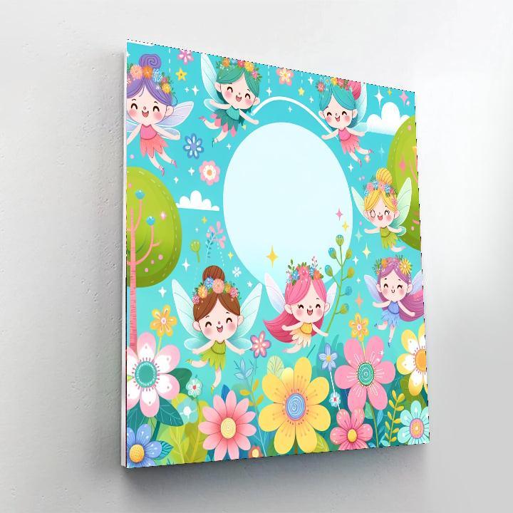 Playful Fairy Friends Paint By Number