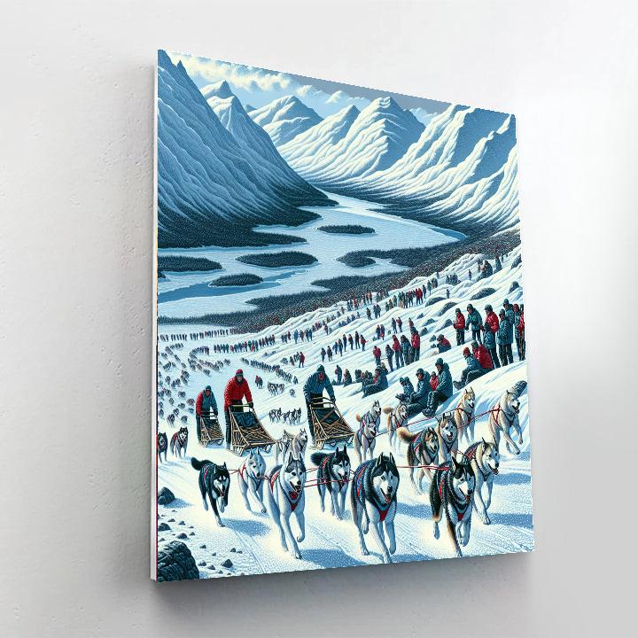 Yukon Quest - Alaska & Canada Numbered Painting Kits