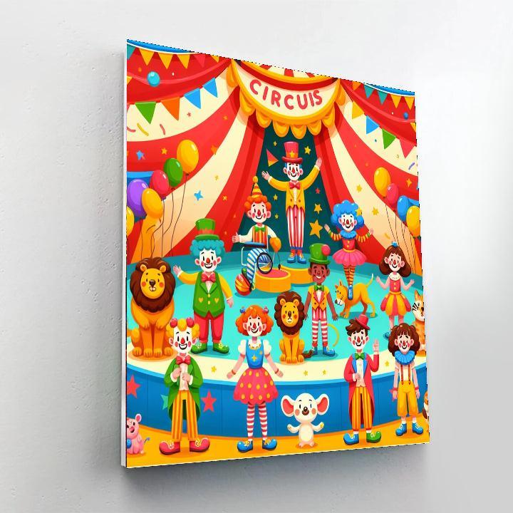 Magical Circus Adventure Paint By Color