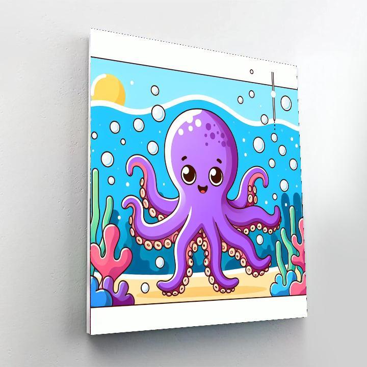 Adventurous Octopus Numbered Painting Kits
