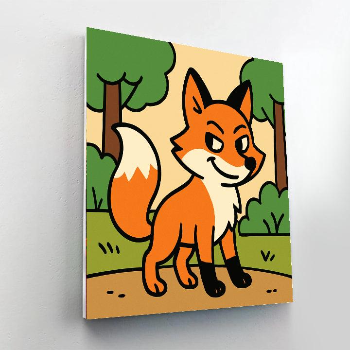 Clever Fox Adventure DIY Paint By Numbers