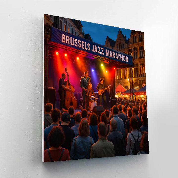 Brussels Jazz Marathon - Belgium Painting Number Kit