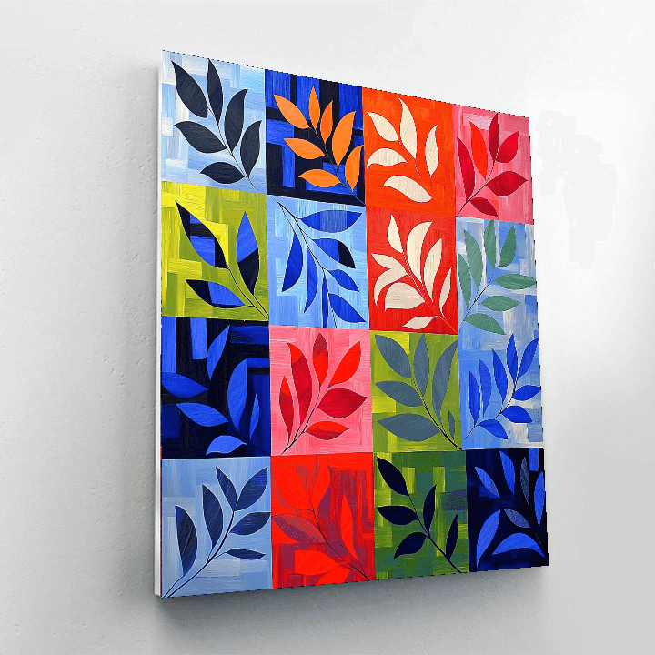 Matisse Inspired Breezy Patterns  DIY Paint By Numbers