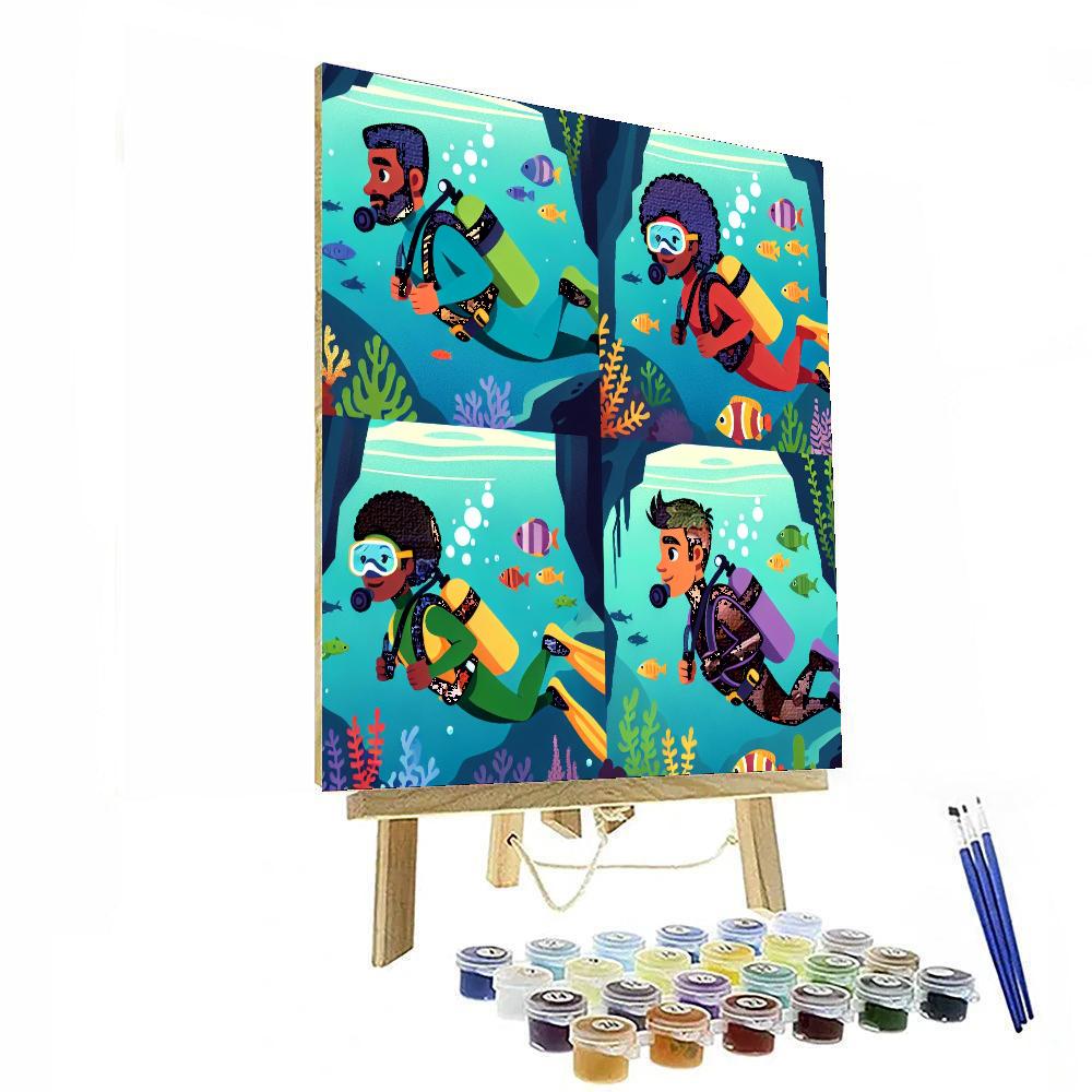 Daring Divers Numbered Painting Kits