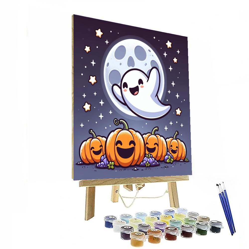Silly Spooky Ghost Paint By Numbers Kits