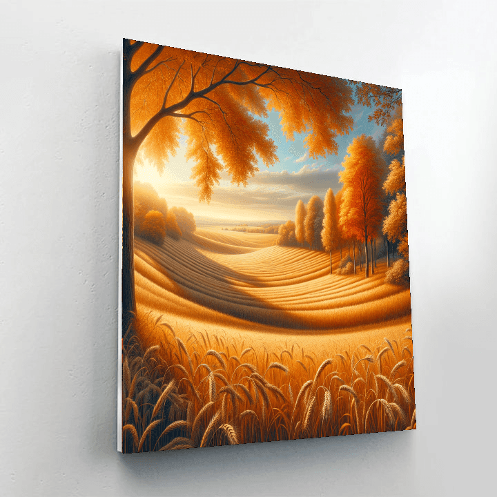 Rural Autumn Vista DIY Paint By Numbers