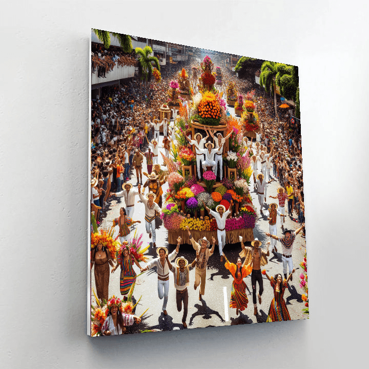 Flower Festival - Mexico Numbered Painting Kits