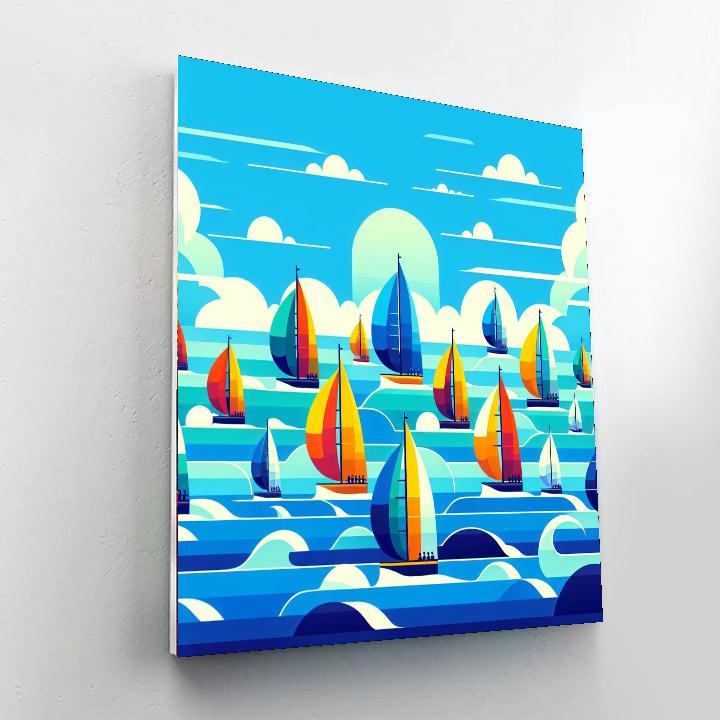 Royal Regatta Numbered Painting Kits