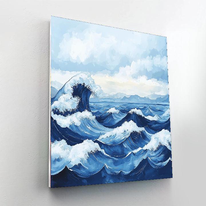 Katsushika Hokusai Inspired The Timeless Nautical  Paint By Numbers