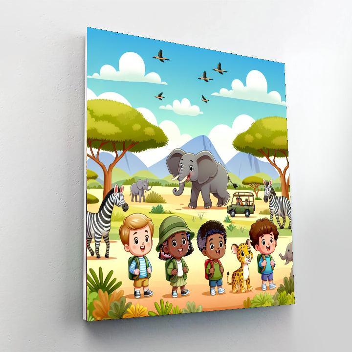 Wild Safari Discovery Paint By Numbers Kits