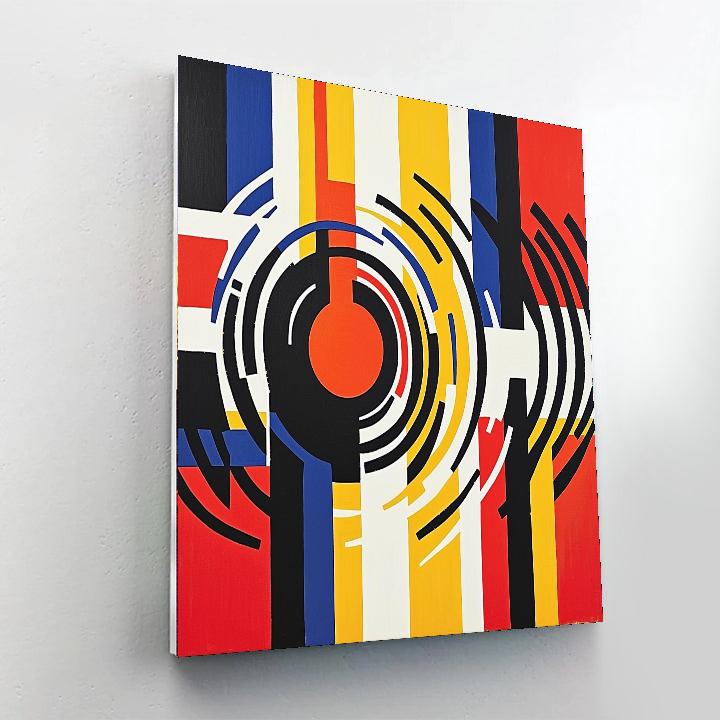 Banksy Inspired Cacophony Of Silence  Number Painting