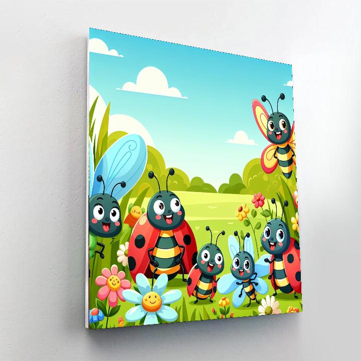 Insect Kingdom Safari Numbered Painting Kits