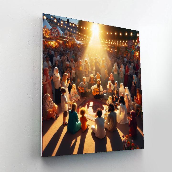 Midnight Sun Festival Paint By Numbers