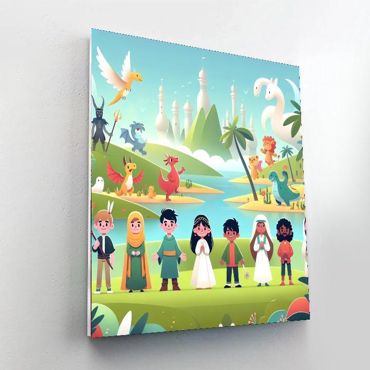 Fantasy Island Exploration Paint By Number