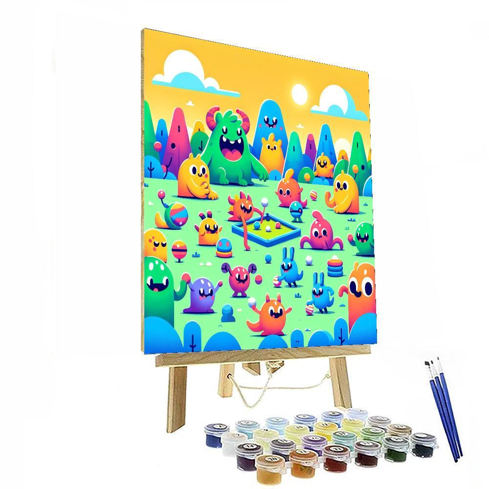 Adventurous Monsters Paint By Numbers