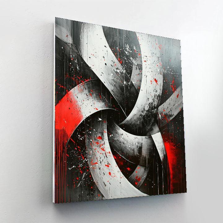 Banksy Inspired Chaos And Order  Paint By Color