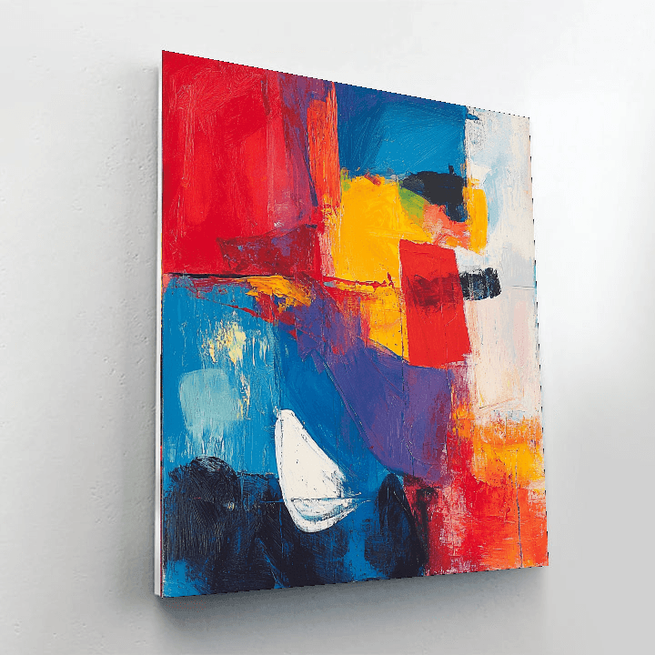 Edvard Munch Inspired Colorful Reverie  Painting By Numbers Kit