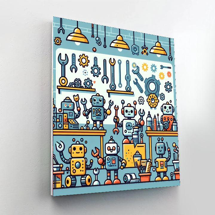 Robotics Laboratory DIY Paint By Numbers