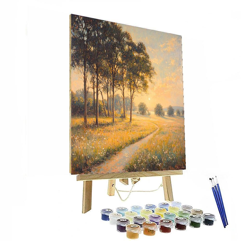 Edgar Degas Inspired Gentle Morning Light  Paint By Numbers