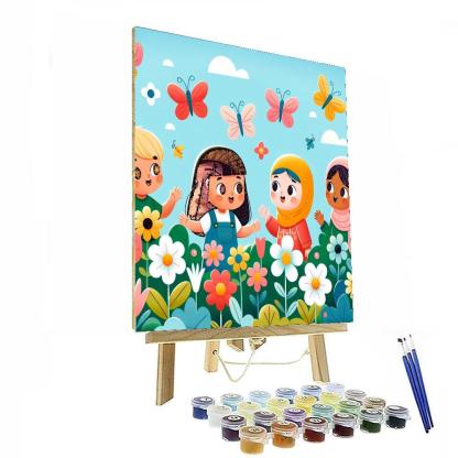 Fanciful Garden Celebration Paint By Numbers