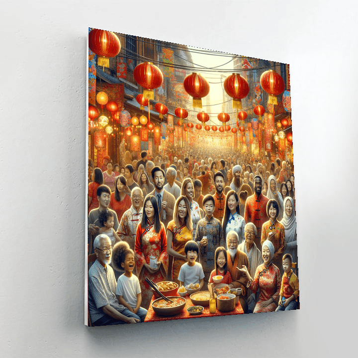 Lunar New Year Festival - Vietnam Numbered Painting Kits