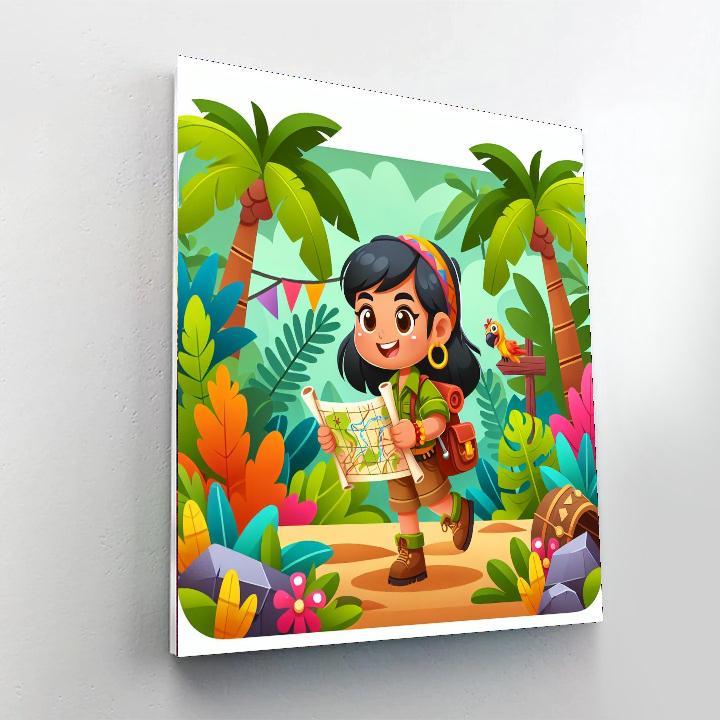 Brave Little Explorer Numbered Painting Kits