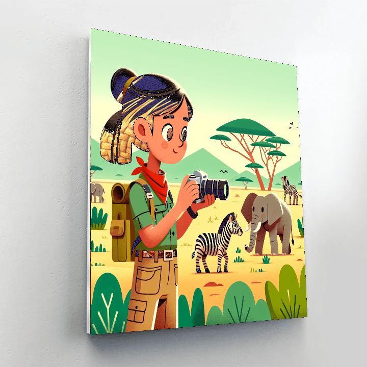 Savannah Exploration Trek Paint By Number