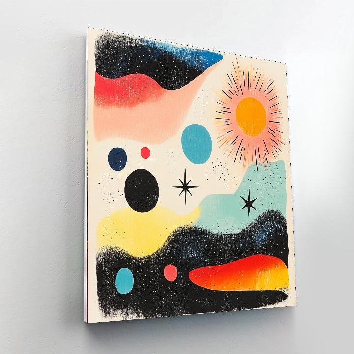 Joan Miro Inspired Dreamland Serenade  Paint By Number