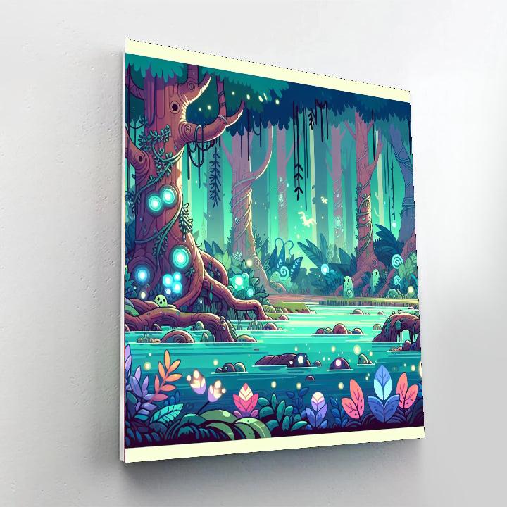Mystic Enchanted Swamp Paint By Number