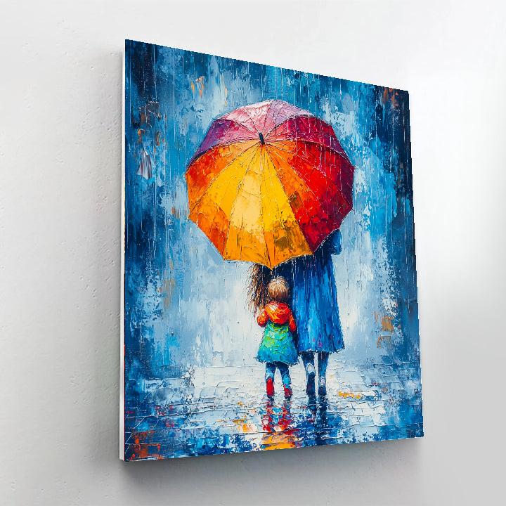 Under Her Wing Paint By Numbers