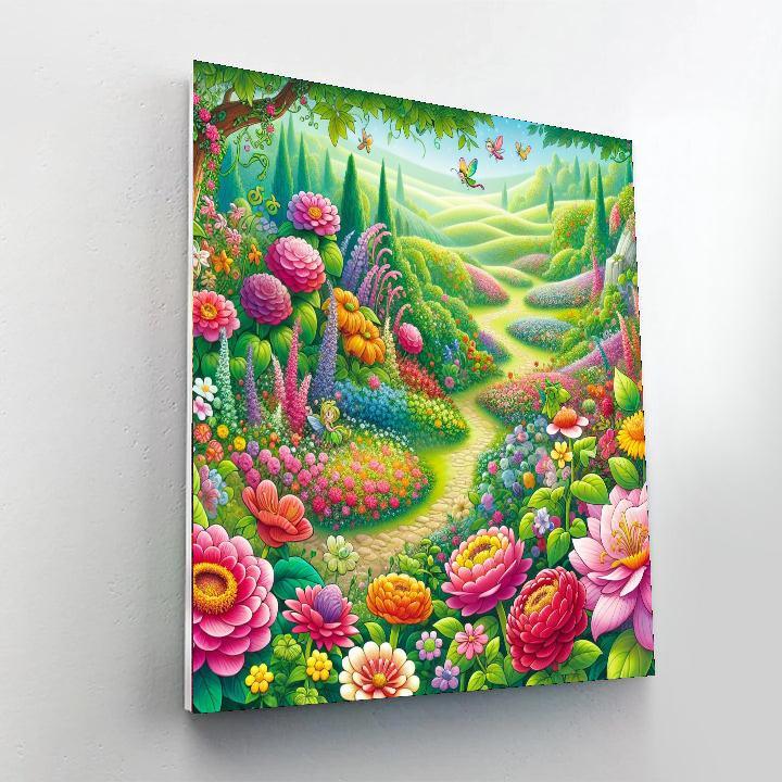 Fantastical Fairytale Garden DIY Paint By Numbers