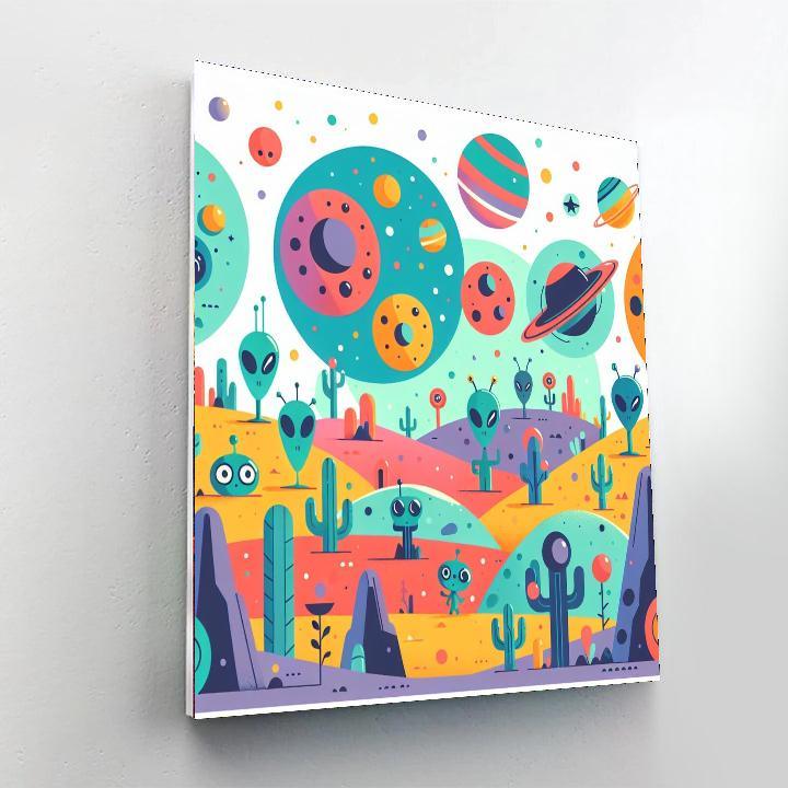 Alien Planet Expedition Paint By Number