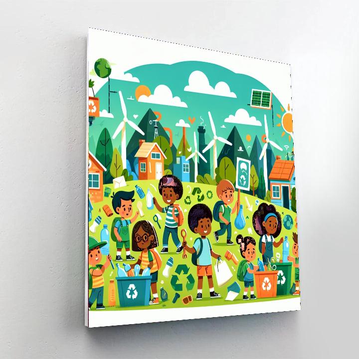 Eco Warrior Quest DIY Paint By Numbers