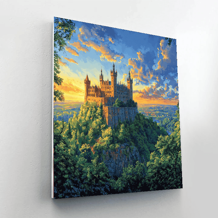 Hohenzollern Castle - Baden-württemberg, Germany Numbered Painting Kits