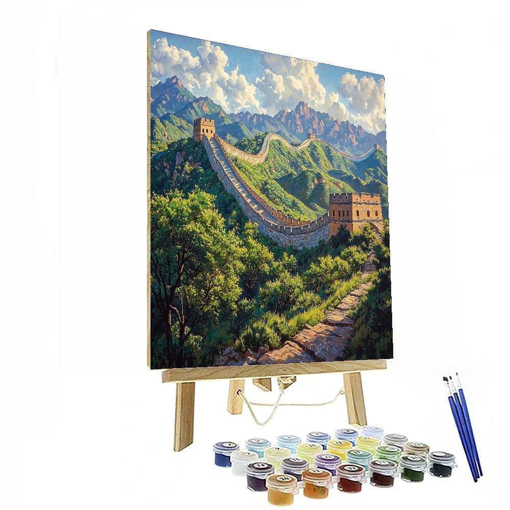 Great Wall Of China - China Numbered Painting Kits