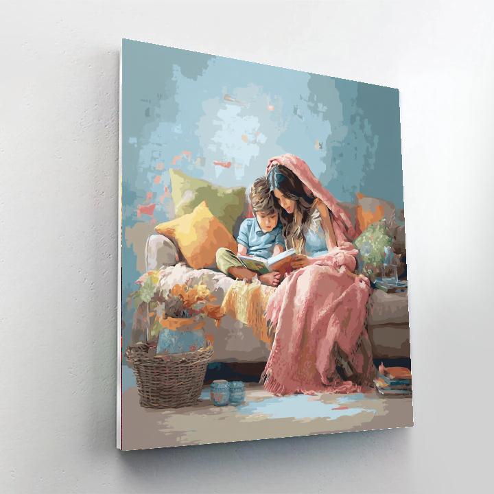 A Cuddle On The Couch Paint By Color