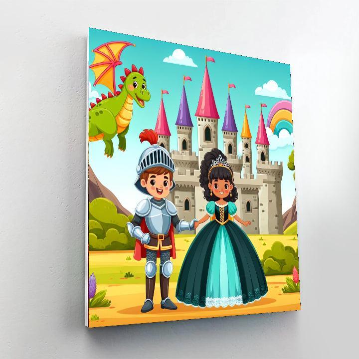 Fun Fairy Tale Adventure Paint By Numbers Art