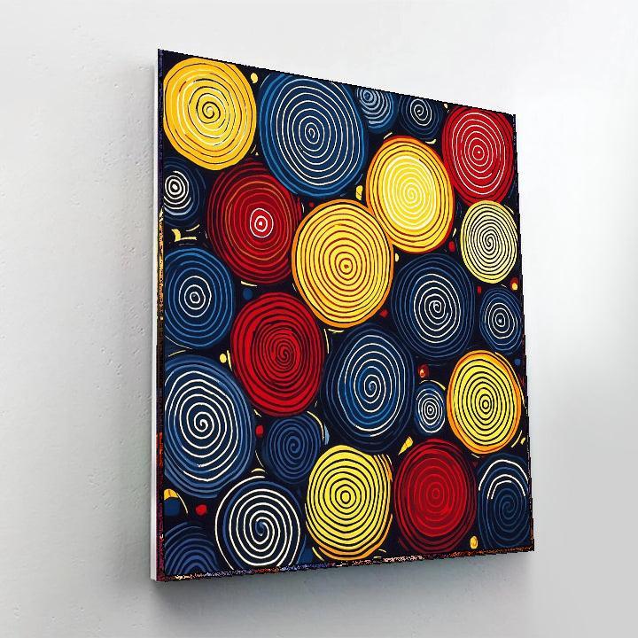 Yayoi Kusama Inspired Timeless Repetition  Paint By Numbers Kits