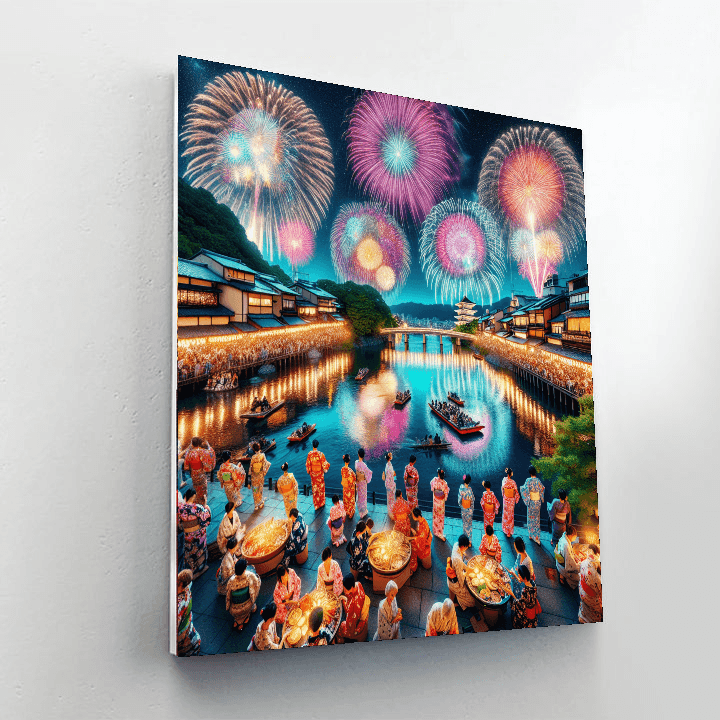 Kansai Electric Power Co., Ltd. Fireworks Festival Number Painting