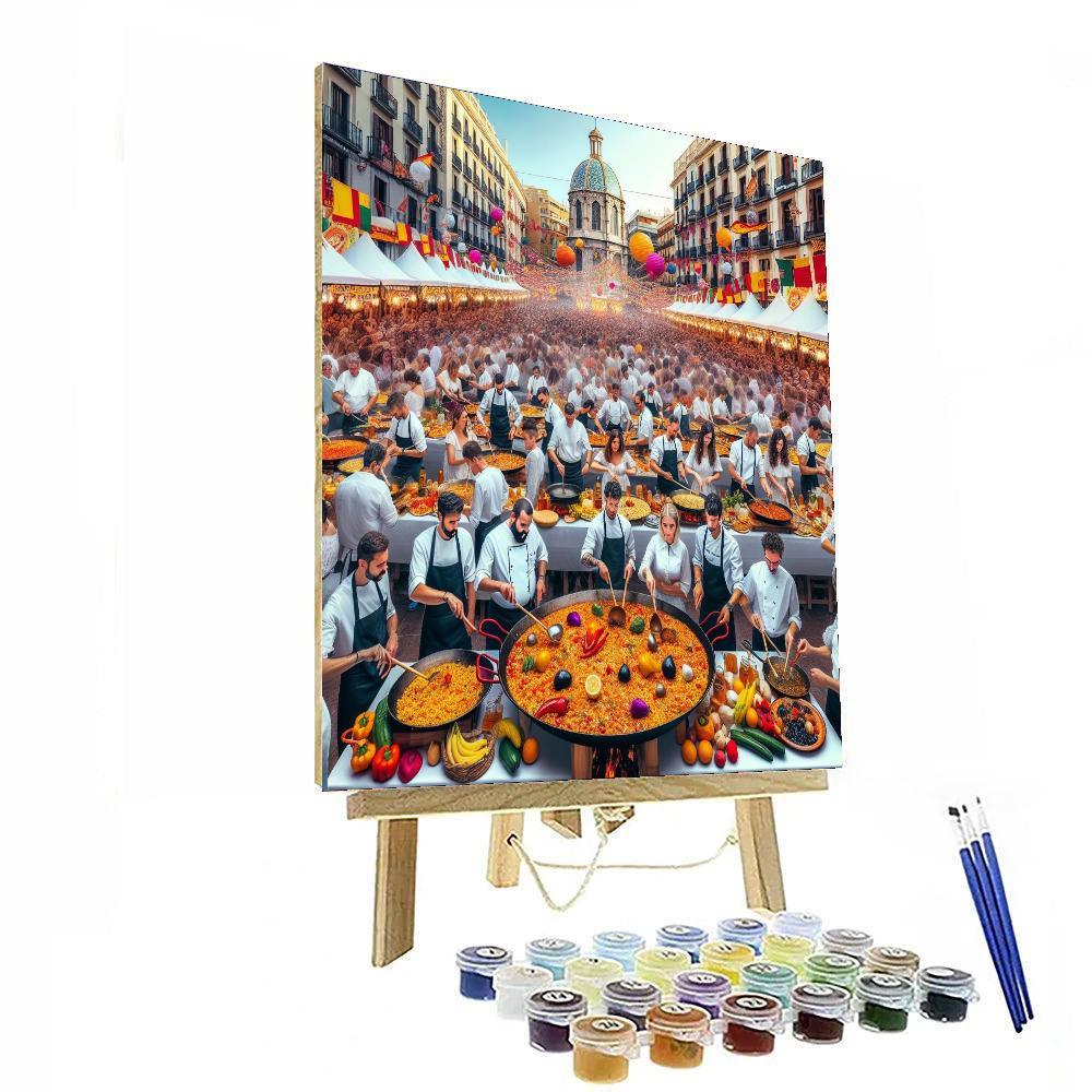 Gastronomy Festival Painting Number Kit