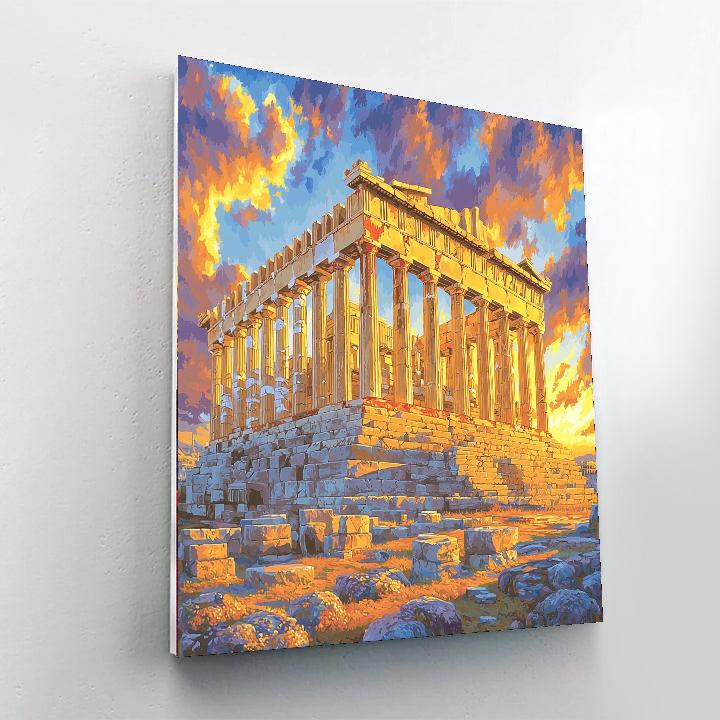 Parthenon - Greece Numbered Painting Kits
