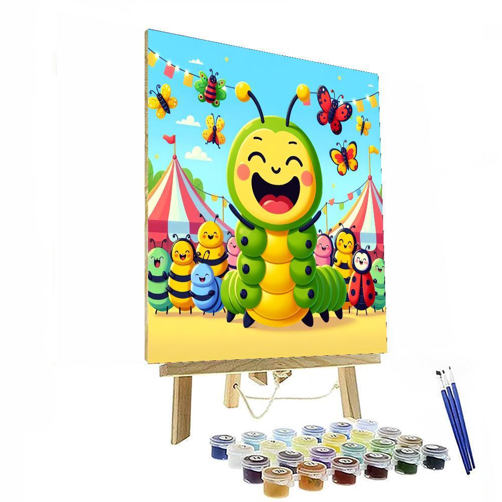 Charming Caterpillar Carnival Paint By Color